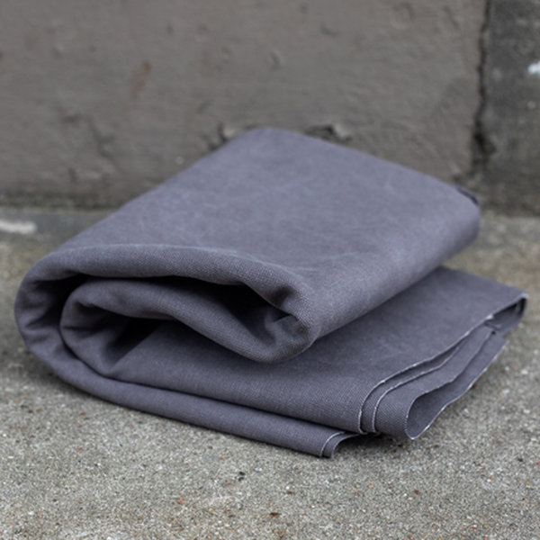 Super Heavy Washed Canvas - pewter (10cm)