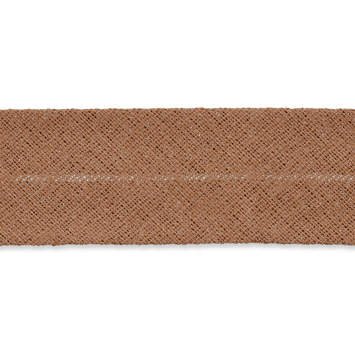 Baumwollschrägband / 20 mm / choco (10cm)