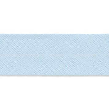 Baumwollschrägband / 20 mm / himmelblau (10cm)