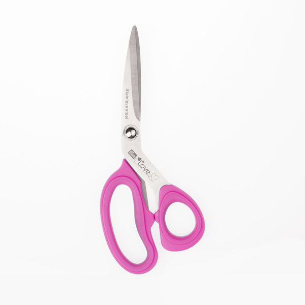 Stoffschere Micro Serration - Prym Love - 21cm - pink
