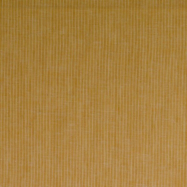 Leinen-Baumwolle / Mini Stripes - senf (10cm)