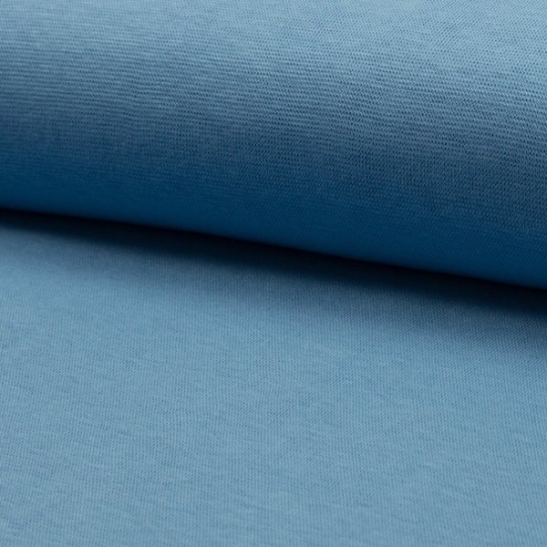 Bündchen - UNI - dusty blue (10cm)