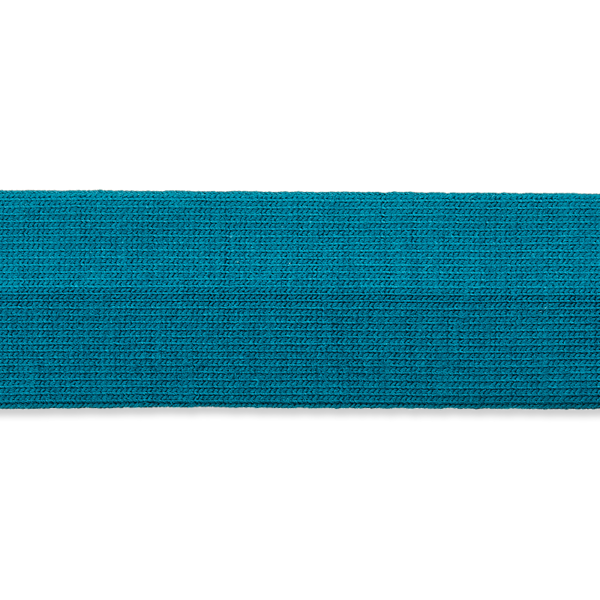 Schrägband Jerseyband gefalzt - 20mm - petrol (10 cm)