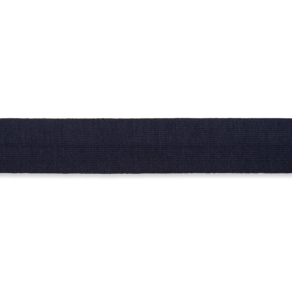 Schrägband Jerseyband gefalzt - 20mm - dunkelblau (10 cm)