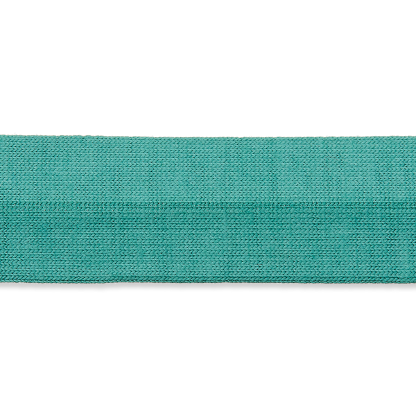 Schrägband Jerseyband gefalzt - 20mm - grün-türkis (10 cm)