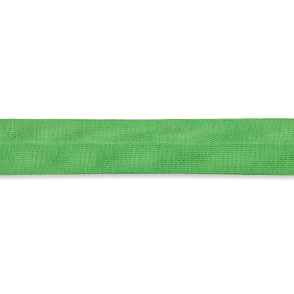 Schrägband Jerseyband gefalzt - 20mm - mittelgrün (10 cm)