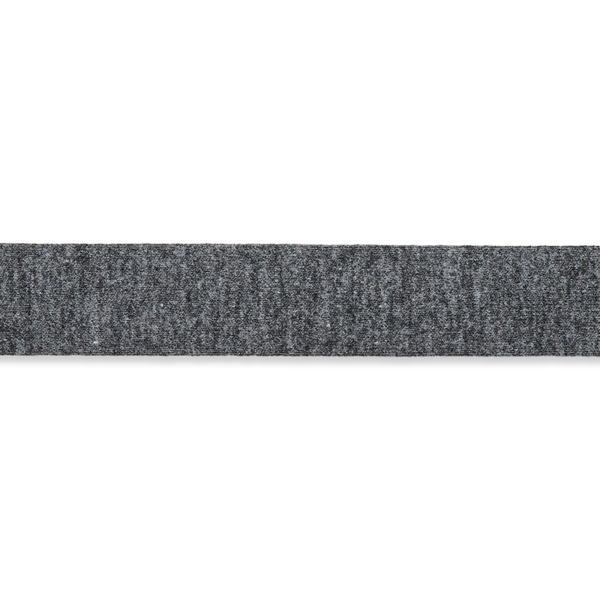 Schrägband Jerseyband gefalzt - 20mm - dunkelgrau (10 cm)