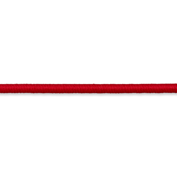 Elastische Kordel - 3mm - rot (10 cm)