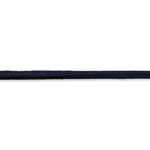 Elastische Kordel - 3mm - dunkelblau (10 cm)