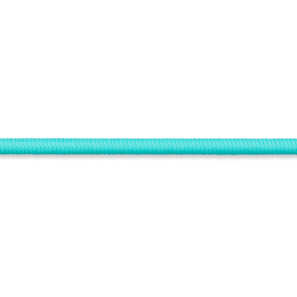 Elastische Kordel -3mm - smaragd-türkis (10 cm)
