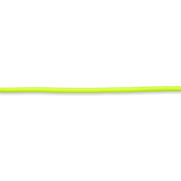 Elastische Kordel - 3mm - neongelb mehrfarbig (10 cm)