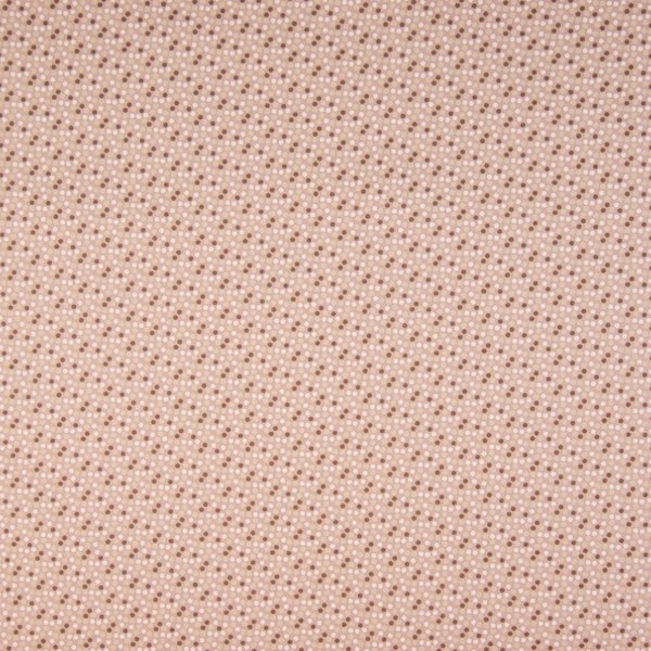 Popeline - Multi Dots - old rose-brown-ecru (10cm)