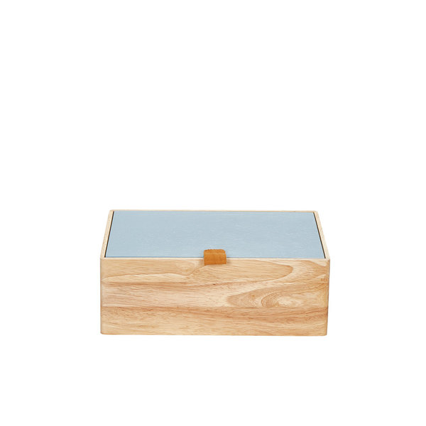 Sortimentsbox Holz S - blau