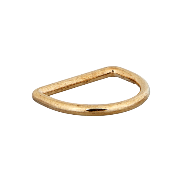 Metall-D-Ring - 40mm - gold