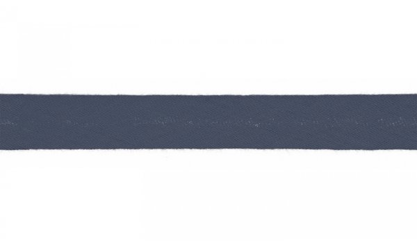 Schrägband - Musselin - jeans (10cm)