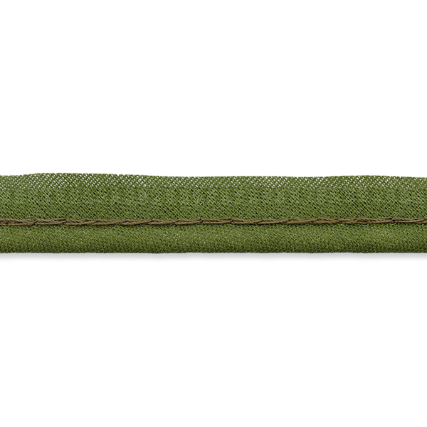 Paspel - 10mm - dunkel-oliv (10 cm)