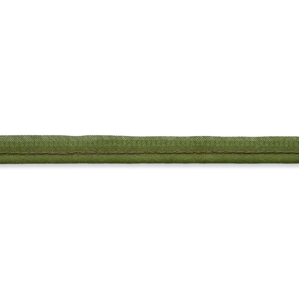 Paspel - 10mm - dunkel-oliv (10 cm)