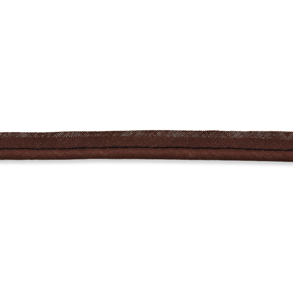 Paspel - 10mm - dunkelbraun (10 cm)