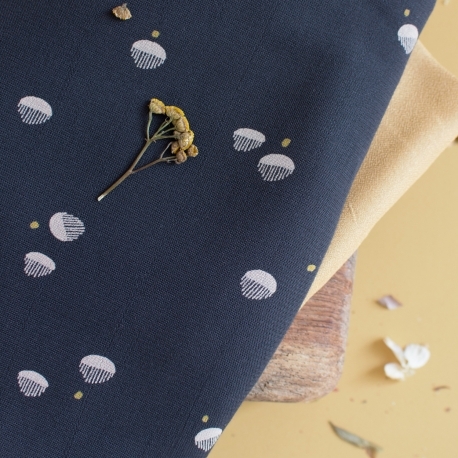 Viskose "Seed Night Fabric" Atelier Brunette (10cm)