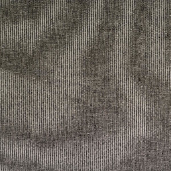 Leinen Baumwolle - Mini Streifen - schwarz-weiß (10cm)