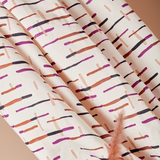 Leinen-Viskose "Loom Off-White Fabric" Atelier Brunette (10cm)